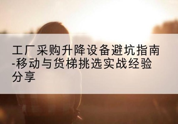 泉港移动式升降机怎么选-工厂采购升降设备避坑指南-移动与货梯挑选实战经验分享